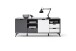 Sideboard >Nemea< in Grau matt - 180x73x40cm (BxHxT)
