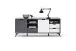 Sideboard >Nemea< in Grau matt - 180x73x40cm (BxHxT)
