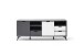 Sideboard >Nemea< in Grau matt - 180x73x40cm (BxHxT)