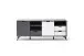 Sideboard >Nemea< in Grau matt - 180x73x40cm (BxHxT)