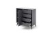 Highboard >Nemea< in Grau matt - 93x92x40cm (BxHxT)