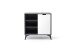 Highboard >Nemea< in Grau matt - 93x92x40cm (BxHxT)