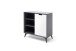 Highboard >Nemea< in Grau matt - 93x92x40cm (BxHxT)