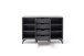 Highboard >Nemea< in Grau matt - 137x92x40cm (BxHxT)
