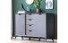 Highboard >Nemea< in Grau matt - 137x92x40cm (BxHxT)