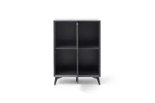 Highboard >Nemea< in Grau matt - 80x115x40cm (BxHxT)