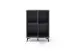 Highboard >Nemea< in Grau matt - 80x115x40cm (BxHxT)