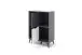 Highboard >Nemea< in Grau matt - 80x115x40cm (BxHxT)