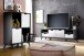 Highboard >Nemea< in Grau matt - 80x115x40cm (BxHxT)