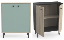 Kommode >Arriana< in  - 60,7x75,5x28,5cm (BxHxT)