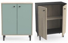 Kommode >Arriana< in  - 60,7x75,5x28,5cm (BxHxT)