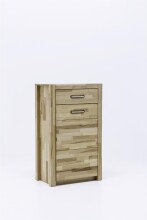 Garderoben-Set >Leduc< in Kernbuche - 252x203x40 (BxHxT)