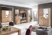 Garderoben-Set >Leduc< in Kernbuche - 252x203x40 (BxHxT)