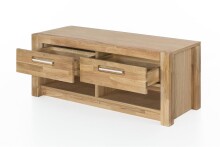 Garderoben-Set >Leduc< in Wildeiche - 252x203x40 (BxHxT)
