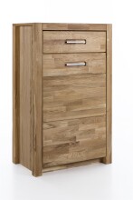 Garderoben-Set >Leduc< in Wildeiche - 252x203x40 (BxHxT)