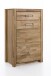 Garderoben-Set >Leduc< in Wildeiche - 252x203x40 (BxHxT)