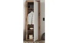 Garderobenschrank >Nigrita< in Flagstaff Oak -...