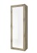 Garderobenschrank >Nigrita< in Flagstaff Oak - 68x193x40cm (BxHxT)