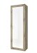 Garderobenschrank >Nigrita< in Flagstaff Oak - 68x193x40cm (BxHxT)