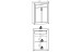 Schuhschrank >Nigrita< in Flagstaff Oak - 80x114x40cm (BxHxT)