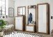 Schuhschrank >Nigrita< in Flagstaff Oak - 80x114x40cm (BxHxT)
