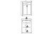 Schuhschrank >Nigrita< in Flagstaff Oak - 80x114x40cm (BxHxT)