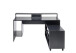 Schreibtisch >Thasos< in Schwarz - 160x92x70cm (BxHxT)