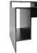Schreibtisch >Thasos< in Schwarz - 160x92x70cm (BxHxT)
