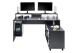 Schreibtisch >Thasos< in Schwarz - 160x92x70cm (BxHxT)
