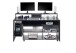 Schreibtisch >Thasos< in Schwarz - 160x92x70cm (BxHxT)