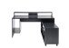 Schreibtisch >Thasos< in Schwarz - 160x92x70cm (BxHxT)