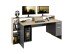 Schreibtisch >Thasos< in Grau - 182x92x70cm (BxHxT)