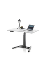 Schreibtisch >Tolentino< in Lichtgrau - 110x63x67cm (BxHxT)