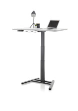 Schreibtisch >Tolentino< in Lichtgrau - 110x63x67cm (BxHxT)
