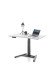 Schreibtisch >Tolentino< in Lichtgrau - 110x63x67cm (BxHxT)