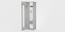 Vitrine >Daiquiri< Anthrazit-Hochglanz oder Beton matt oder Weiß-Ho ...