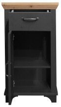 Unterschrank >Marilin< in Anthrazit matt Lack - 45x83x34cm (BxHxT)