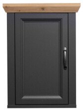 Hängeschrank >Marilin< in Anthrazit matt Lack - 45x63x25cm (BxHxT)