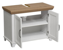 Waschbeckenunterschrank >Marilin< in Anderson Pine - 77x59x41cm (BxHxT)