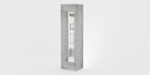 Vitrine >Daiquiri< in Beton matt Nachbildung - 45x160x34cm (BxHxT)