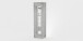 Vitrine >Daiquiri< in Beton matt Nachbildung - 45x160x34cm (BxHxT)