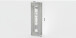 Vitrine >Daiquiri< in Beton matt Nachbildung - 45x160x34cm (BxHxT)