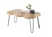 Couchtisch >Caspar< in Akazie aus Massivholz,Metall - 100x45x65cm (BxHxT)