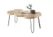 Couchtisch >Caspar< in Akazie aus Massivholz,Metall - 100x45x65cm (BxHxT)