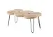Couchtisch >Caspar< in Akazie aus Massivholz,Metall - 100x45x65cm (BxHxT)