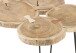 Couchtisch >Caspar< in Akazie aus Massivholz,Metall - 100x45x65cm (BxHxT)