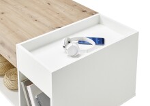 Couchtisch >Elfi< in Weiß - 110x44x60cm (BxHxT)