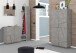 Garderobenschrank >Piacenza< in Beton Nachbildung - 81x168x38cm (BxHxT)