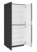 Garderobenschrank >Piacenza< in Schiefer Nachbildung - 81x168x38cm (BxHxT)