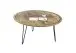 Couchtisch >Nelia< in Mangoholz aus Massivholz,Metall - 90x46x90cm (BxHxT)